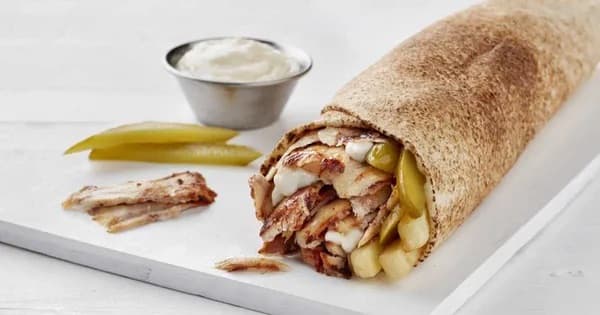 Shawarma de Pollo al Estilo Libanés