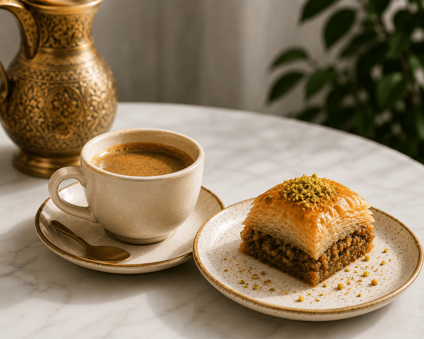 Coffee + Baklava