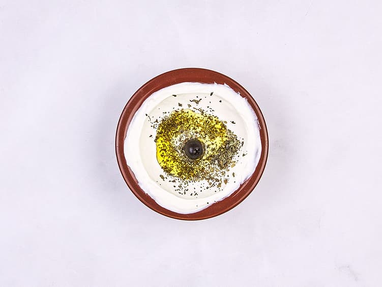 Labneh con zaatar