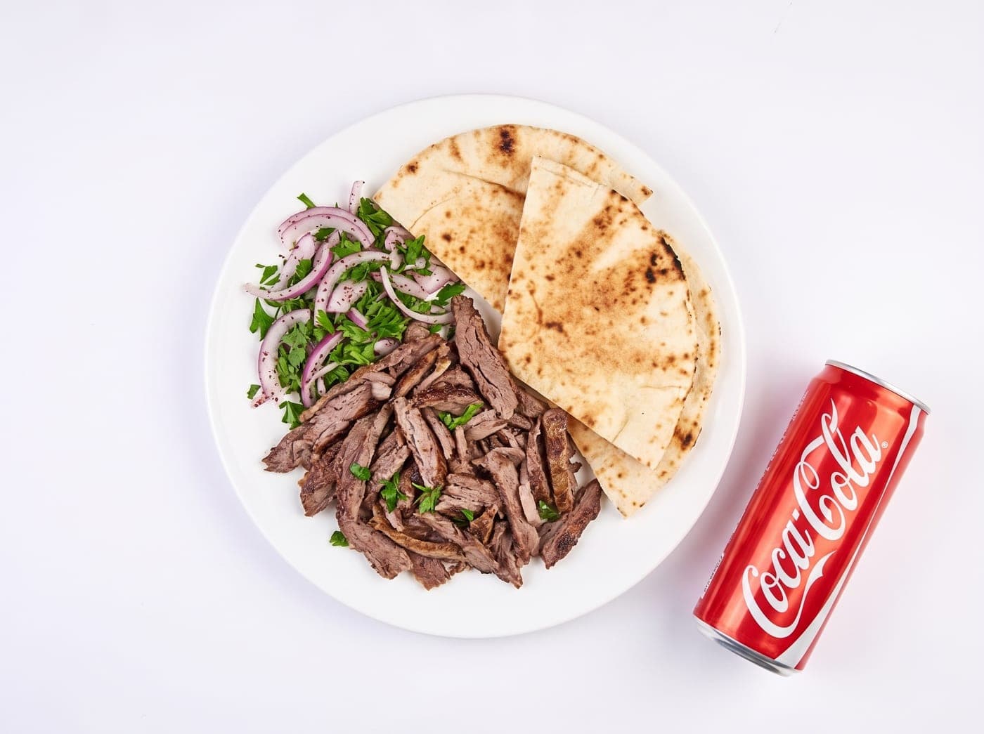 Shawarma de carne + Refresco