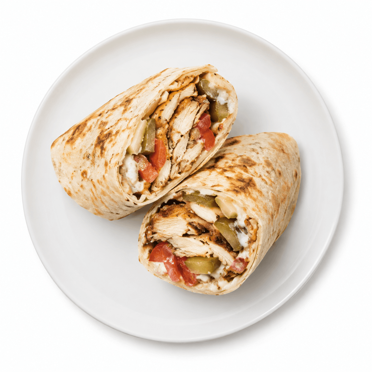 Sándwich de shawarma de pollo